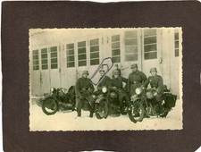 Wx15) Foto Wehrmacht Motorrad