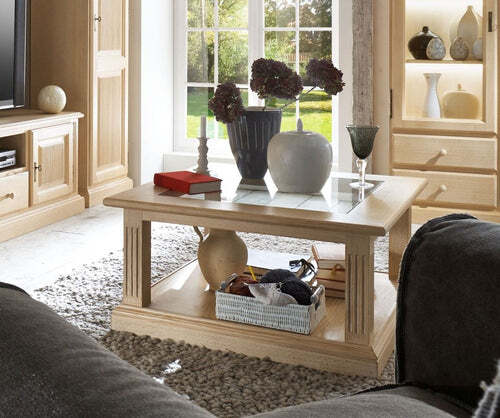 Couchtisch pinie massiv x - couchtisch,