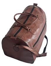 Echte Leder Tasche Braun Gym