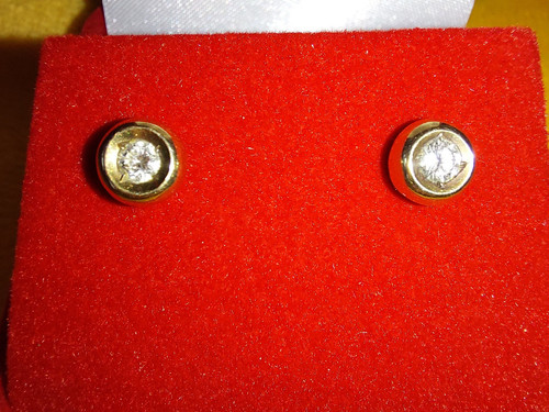 Brillant ohrstecker 585 - ohrstecker,