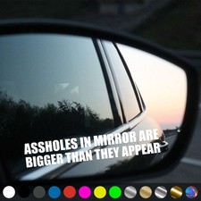 Objects In Mirror Sticker
