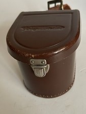 #T0106- Voigtländer Objektiv Leder Köcher  6Øx6cm
