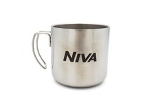 Trinkbecher Metall - silber -