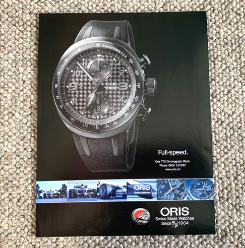 Oris tt3 chronograph schwarz - oris,
