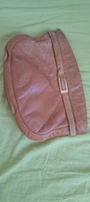 Goldpfeil W. Germany,  Vintage Clutch  / Kosmetiktasche,  Leder in Cognac