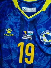 Dario Saric #19 Bosnia Jersey Football Shirt Kelme L Bosna BiH Matchworn Trikot