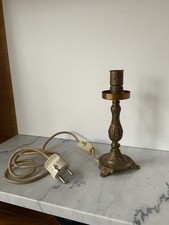 Vintage Messing Brass Lampe  Table Tischlampe Antik