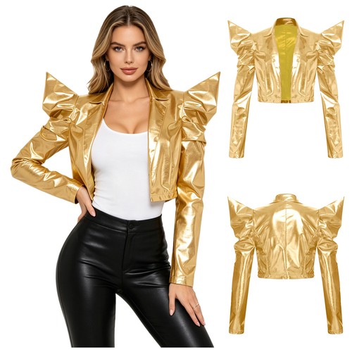 Damen langarm jacke kurz crop - damen,