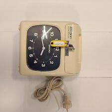 Stempeluhr AMANO BX 1500  Arbeitszeiterfassunguhr Uhr Retro Design 