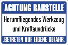 lustige Sprüche Blechschild