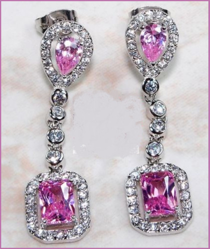 Ppendientes argent avec saphir - argent,