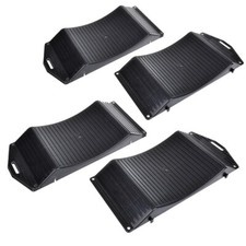 4x PROPLUS Reifenschoner Reifenwiege Standplatte Wohnwagen SCHWARZ 13-18 Zoll