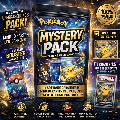 Pokemon mystery pack - mystery, 🔥