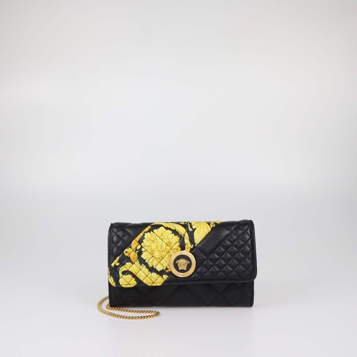 Versace schwarze gesteppte