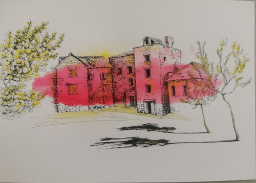 Urbane romantik magenta - urbane,