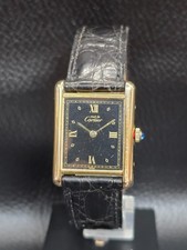 Cartier Tank  Armband Uhr Ref 590005 Unisex Watch 23,5 x 30,5 mm Lederarmband ⌚