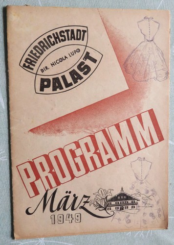 Prospekt friedrichstadtpalast - prospekt,