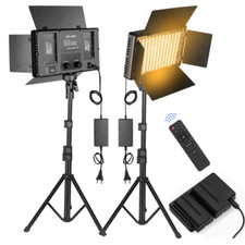 LED Videoleuchte / Fotostudio Lampe - Lichtfarbe und Heilligkeit einstellbar