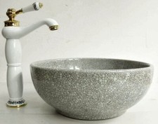 Crackle Effekt Glasur Badezimmer Garderobe Keramik Arbeitsplatte Waschbecken Spüle Schüssel