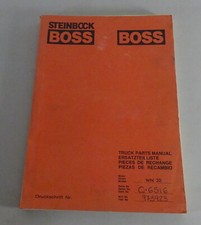 Teilekatalog / Ersatzteilliste Steinbock Gabelstapler WN 20 