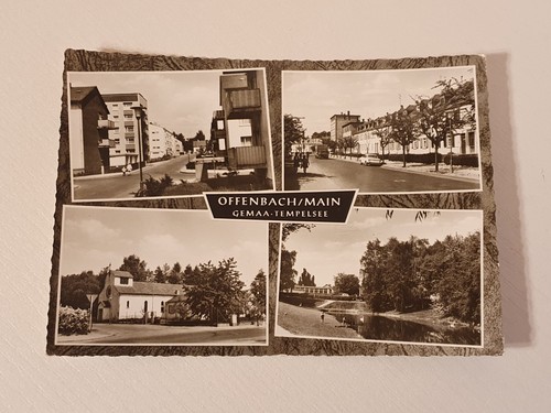 Postkarte offenbach main - offenbach,