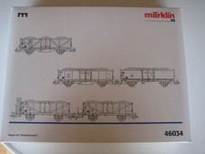 Märklin H0 46034 Wagen-Set "Kohletransport" fünf Wagen der DB, neuwertig in OVP