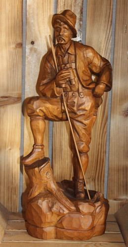 Antike holzfigur - holzfigur, xl