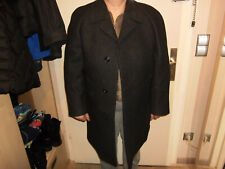 Grau Vintage Luxus Wollemantel für Herren Mantel Wöhrl, Glendale, Gr. L (50 cm)