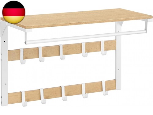Vasagle wandgarderobe mit - vasagle,