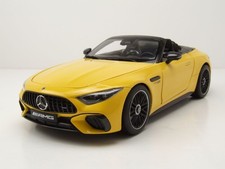 Mercedes SL 63 AMG 4Matic+ R232 gelb Modellauto 1:18 iScale
