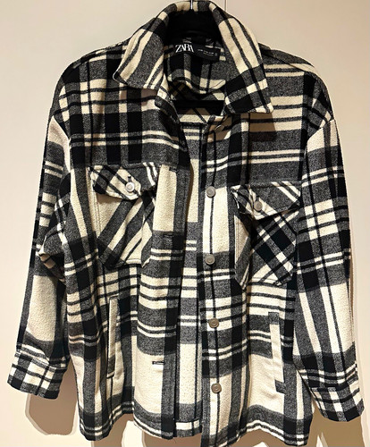 Zara karierte damen jacke - karierte,