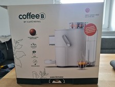 Coffee B Kaffeemaschine Weiß, Kapsellos, Nachhaltig, Kaffee kugeln