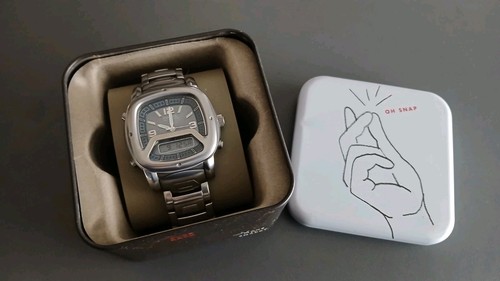 Herrenuhr fossil blue - herrenuhr,