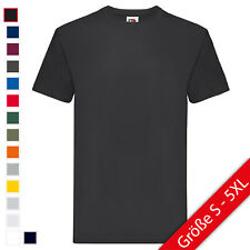 Fruit of the Loom Premium UNISEX T-Shirt Damen Herren Basic Shirt NEU