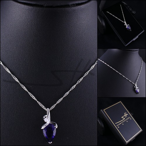 Halskette purple geschenk - halskette,