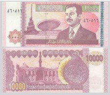 IRAK / IRAQ  10000 Dinars 2002