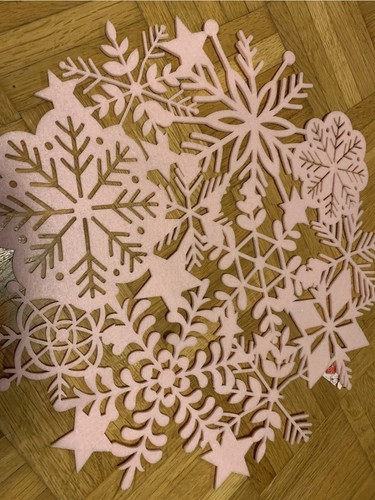 Weihnachtsdecke filzmatte - weihnachtsdecke,