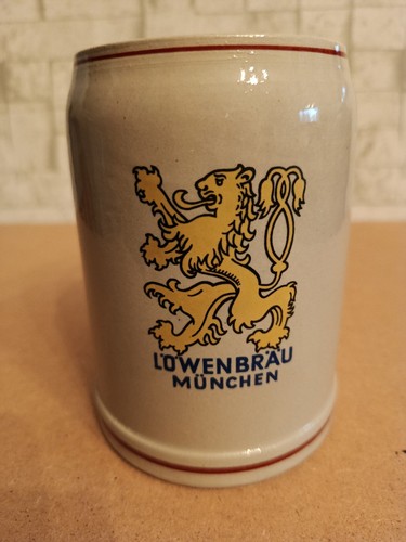 Bierkrug löwenbräu münchen - bierkrug,
