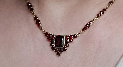 Kette collier antik mit sehr - kette,