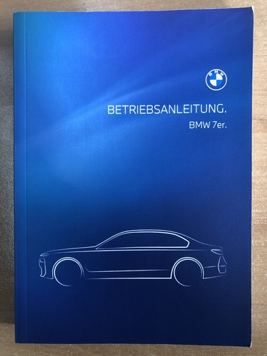 Bmw 7er g70 bordbuch - 7er,