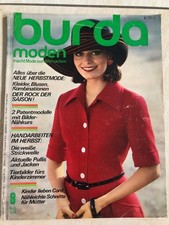BURDA MODEN 70-er, 8 Aug  1974 , incl. Anleitung & Schnittbögen