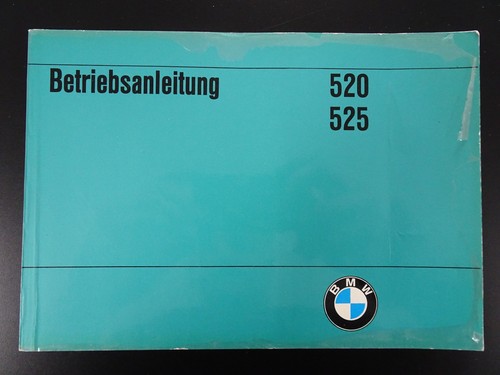 Betriebsanleitung bmw 5er e12 - bmw,
