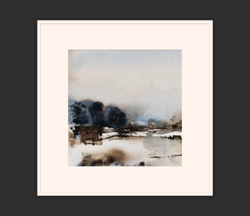 Original aquarell bild - original,
