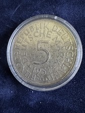 Münze - 5 DM - 1951 - G , Bundesrepublik Deutschland, Silbermünze, Sammler 