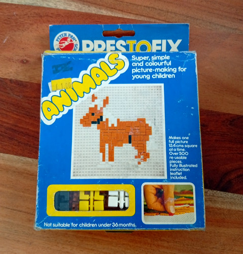 Vintage prestofix tiere mosaik - prestofix,