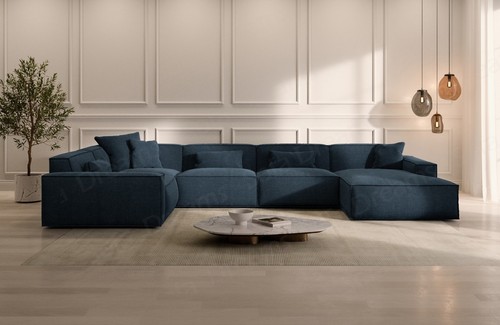 Sofa stoff wohnlandschaft - stoff,