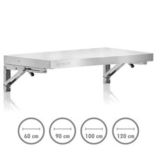 Wandregal Edelstahlregal