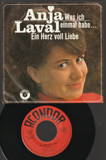 ♫ 7" 1960s Anja Laval WAS ICH EINMAL HABE Ein Herz Voll Liebe Acondor 45533 NM ♫