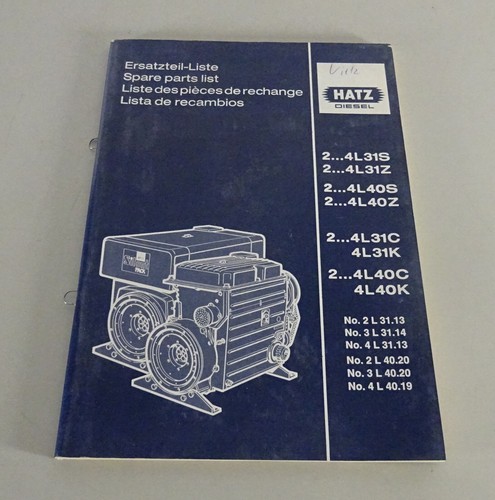 Teilekatalog hatz dieselmotor - hatz,