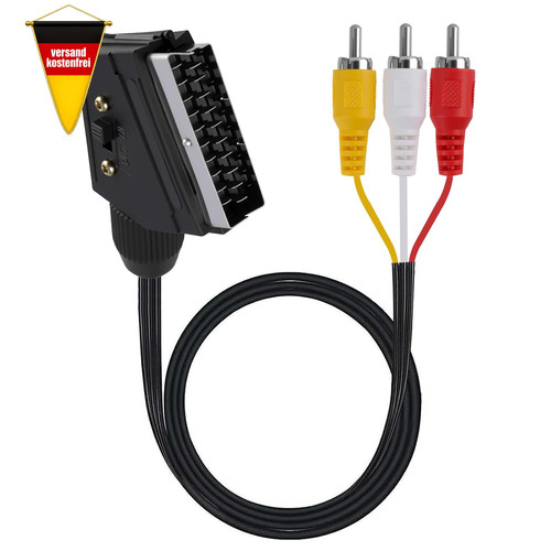 Scart cinch kabel 5 m - scart,